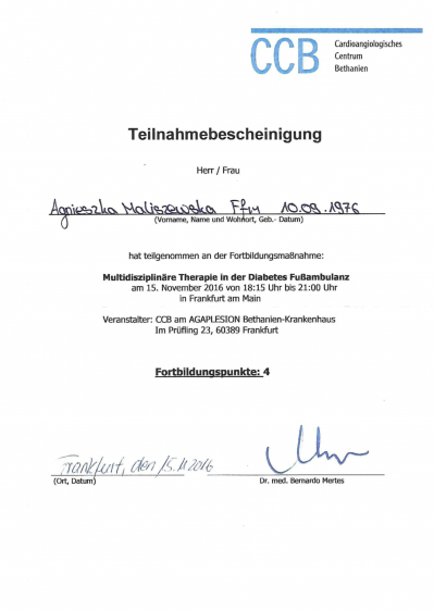 Multidisziplinäre Therapie in der Diabetes Fußambulanz